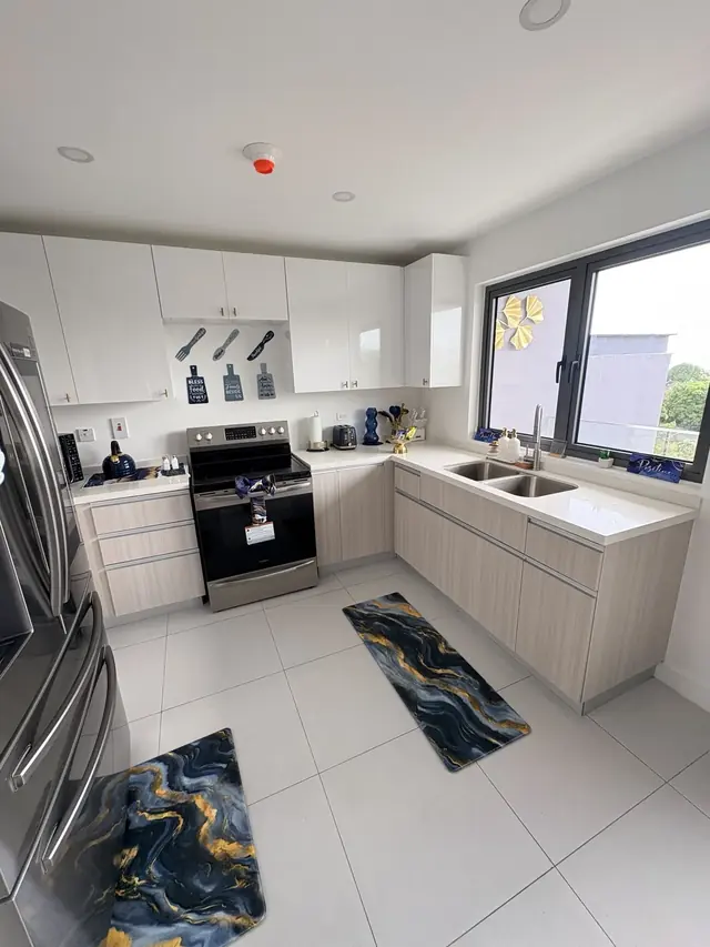 Cleaned kitchen after an ELCS visit