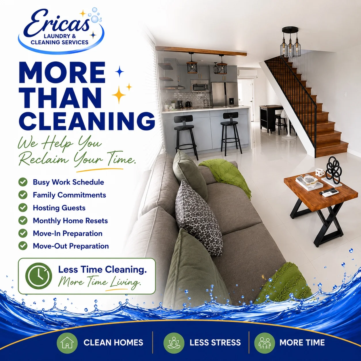 ELCS More Than Cleaning cover, helping you reclaim your time